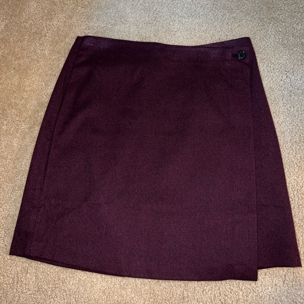 Banana Republic Purple Button/Flap Skirt